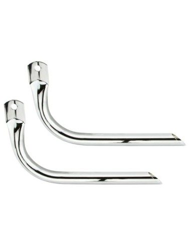 Straight Muffler Chrome.